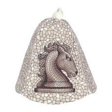 Шапка для бани и сауны "Ход конем" "Банные штучки", войлок /20