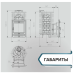 Печь банная "Атмосфера L" сетка из прутка
