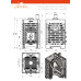 Печь для бани ASTON «Шторм 16» (ДТ-4) б/в