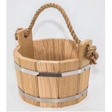 Шайка 4,5л ДУБ (ручка канат) (ДМ-13) Шайка 4,5л ДУБ (ручка канат) (ДМ-13)