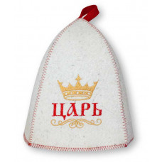 Шапка для бани "Царь, просто царь" арт.Б411